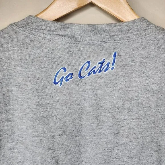Vintage 90s Kentucky Wildcats Sweatshirt Spellout XL College University Football - Picture 7 of 11